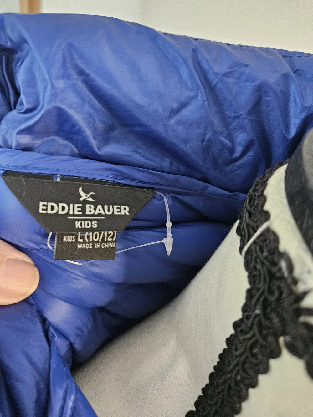 Eddie Bauer Blue Ombre Packable Puffer Jacket